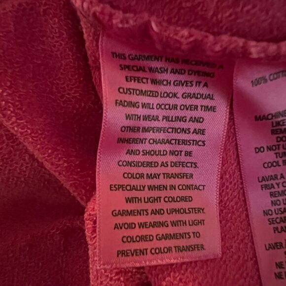 🆕 Tommy Hilfiger Sport Women’s Fuschia Sweatshirt size M - Picture 7 of 12